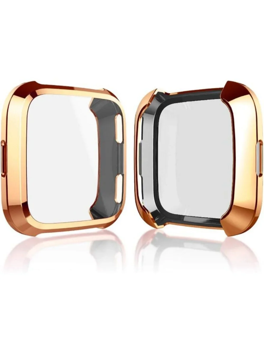 8-Pack Ultra Slim Screen Protector Case for Fitbit Versa - Scratch-Proof TPU